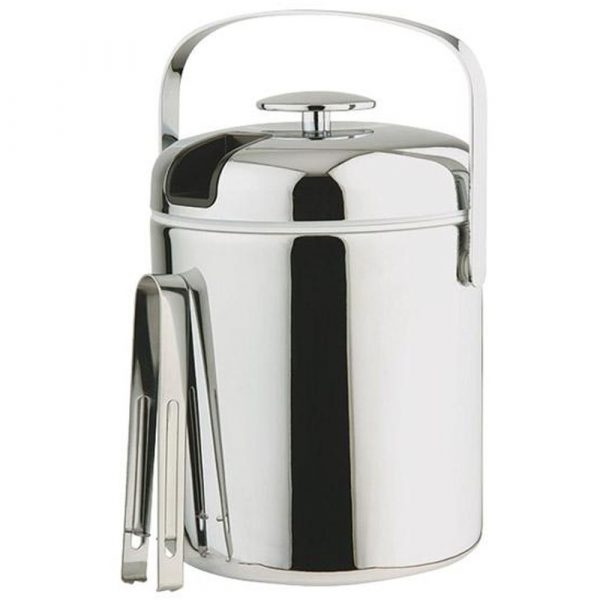 1.3LT Ice Bucket Set with Tong - Keep your drinks cool in style with this high-quality BALDE GELO C/MOLA set. Perfect for entertaining!