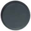 Premium 28cm Black Non-Slip Round Tray - Stylish and practical serving tray perfect for everyday use or special occasions.