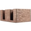 Premium wooden bar caddy with 6 compartments, measuring 25x15x11cm, perfect for organizing your bar essentials in style. Buy now!