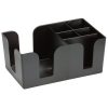 Premium Black Plastic Bar Caddy for Organizing Bartending Tools - Buy Online Now!