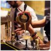 Durable and sleek stainless steel bar mat measuring 60x10.5cm, perfect for keeping your bar area tidy and stylish. Enhance your bartop organization.