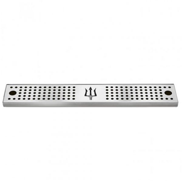 Stylish and durable bar mat measuring 60x10.5cm in sleek stainless steel design, perfect for home or commercial use. Buy online now!