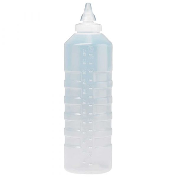 750ml Transparent Plastic Water Bottle - Leak-proof BPA-free Beverage Container for On-the-go Hydration
