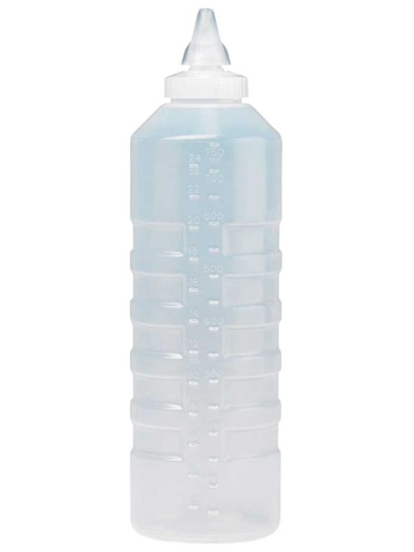 750ml Transparent Plastic Water Bottle - Leak-proof BPA-free Beverage Container for On-the-go Hydration