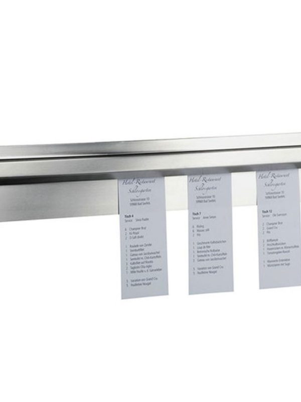 Premium 60cm Stainless Steel Bill Rail for Organized Spaces - Shop Now for Quality and Durability!