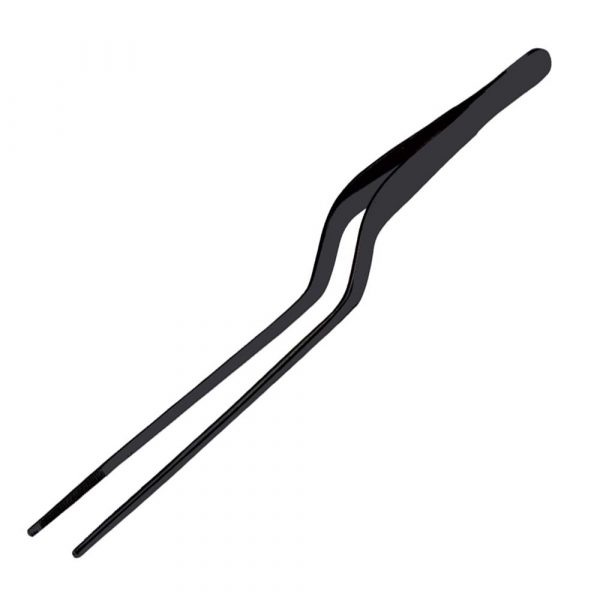 20cm Black Titanium Sushi Tong - Premium Quality Kitchen Utensil for Sushi Lovers, Sleek Design, Durable Construction