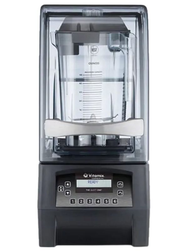 Powerful and quiet 3HP 1500W Vitamix blender, perfect for all your blending needs, available for online purchase.