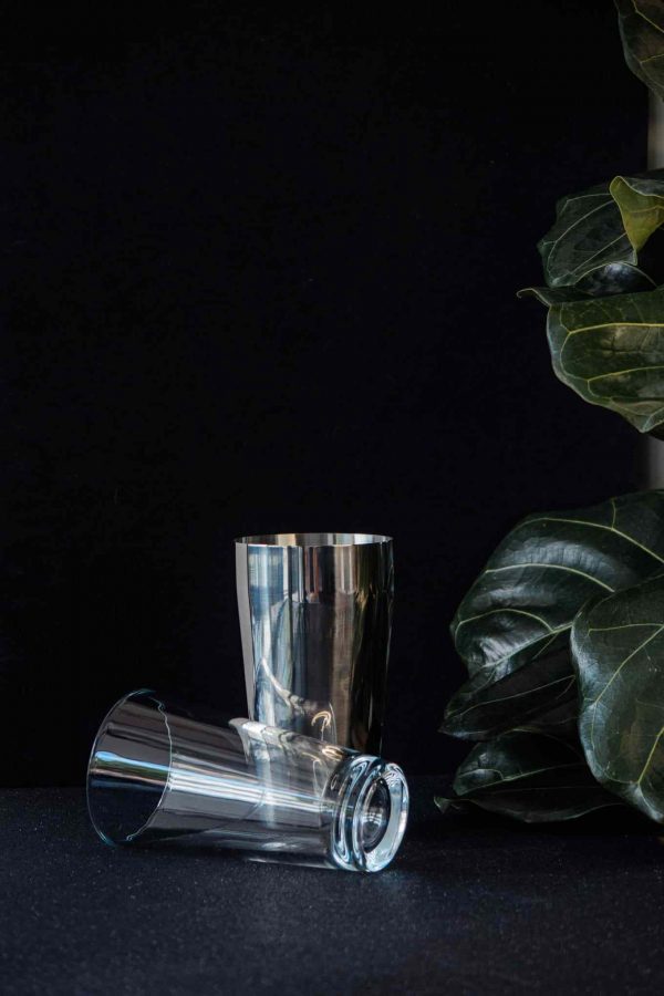 Premium Boston Shaker Set with Glass Cup | Cocktail Mixing Set for Home Bartending and Professional Use