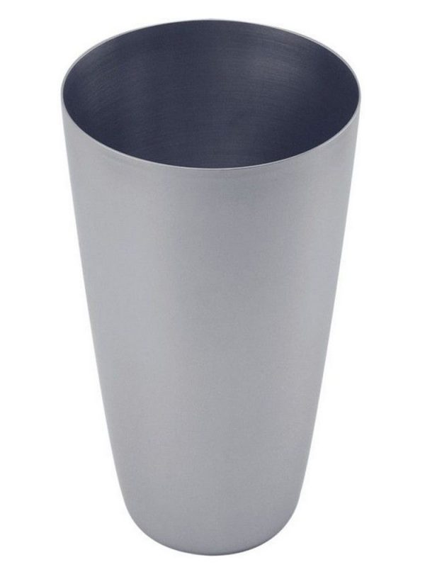 Premium stainless steel Boston shaker tin, 28oz capacity, sleek design for professional cocktail crafting
