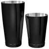 Premium Boston Shaker Tin-and-Half Black for Professional Bartending - Sleek Design for Perfect Cocktails - Buy Online Now!