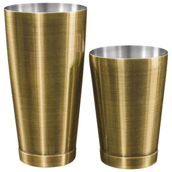 Premium Bronze Boston Shaker Tin-and-Half for Perfect Cocktails - Professional Barware Essential