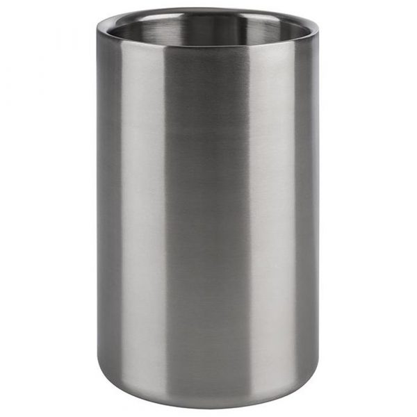 Stainless Steel Bottle Cooler for 1 Bottle - Keep Drinks Chilled in Style. Ideal for Outdoor Events and Parties.