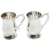 Premium Blue Blazer Silver Mug 57.5cl - Elegant cocktail glassware for stylish mixologists, perfect for serving and sipping in style.