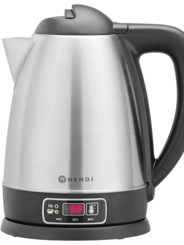 Premium 1.8 L Stainless Steel Electric Kettle with Thermometer - 1800W Power for Fast Boiling, Ideal for Home and Office Use
