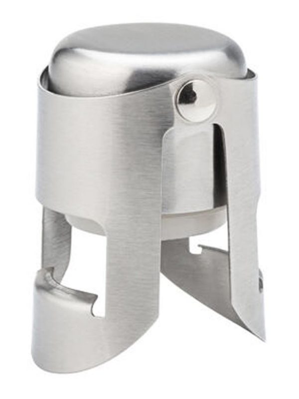 Premium Stainless Steel Champagne Stopper for Effortless Preservation of Bubbly Delights - Perfect for Wine Enthusiasts and Party Hosts