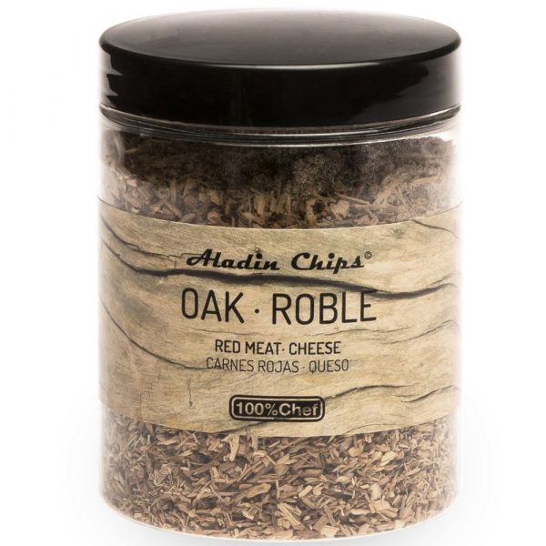 Premium Oak Wood Chips for Smoking Machines - 80g | Enhance Flavor and Aroma of Your BBQ Meat | Food-Grade Chips for Smoky Delights