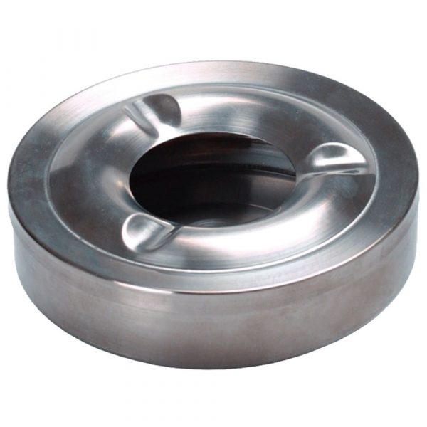 Premium Stainless Windset Ashtray with Ø11cm Diameter, Durable Design for Stylish Smoke Sessions - Buy Online Now!