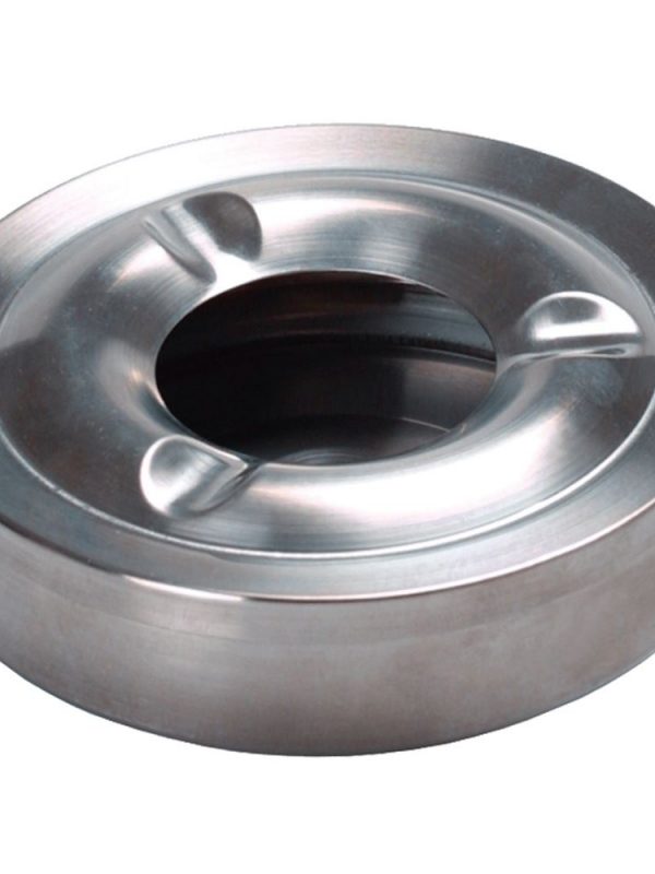 Premium Stainless Windset Ashtray with Ø11cm Diameter, Durable Design for Stylish Smoke Sessions - Buy Online Now!