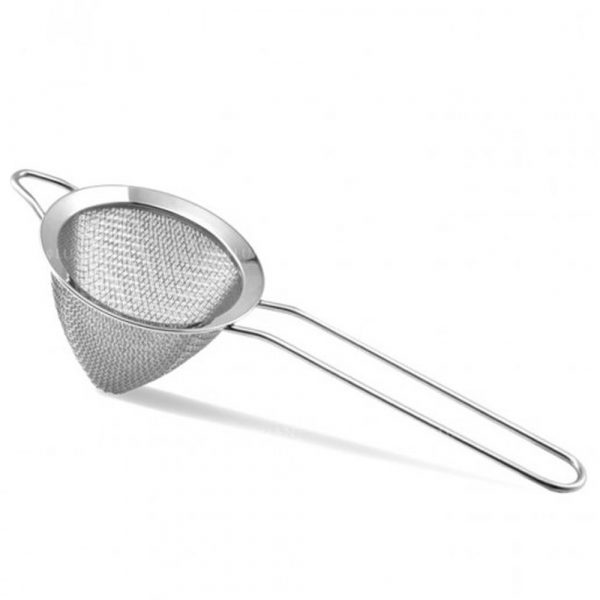Stainless Steel COCO Double Strainer for Fine Cooking - Kitchen Essential for Straining Ingredients - Durable and Functional Design