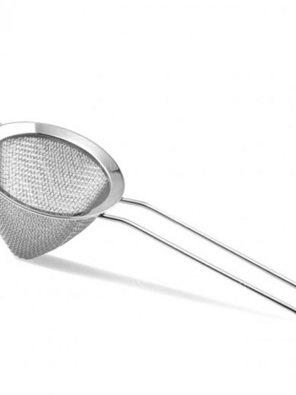 Stainless Steel COCO Double Strainer for Fine Cooking - Kitchen Essential for Straining Ingredients - Durable and Functional Design
