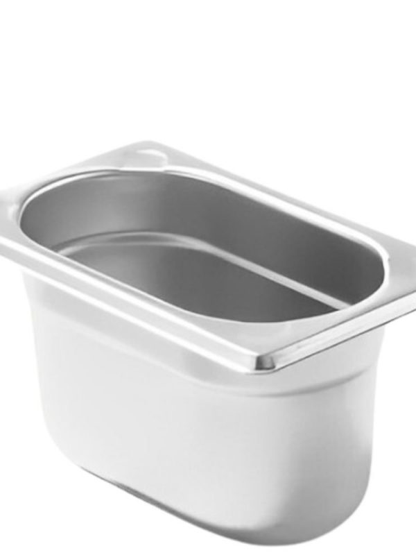 Stainless Steel GN 1/9 0.6L Container - Durable and Versatile Kitchen Equipment for Commercial or Home Use - Buy Online Now!