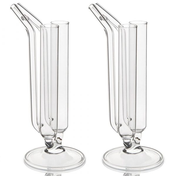 Modern Cocktail Cup Design Double Test Tube Set for Mixing Drinks, 2 x 30cl Capacity - Premium Quality Glassware for Home Bar