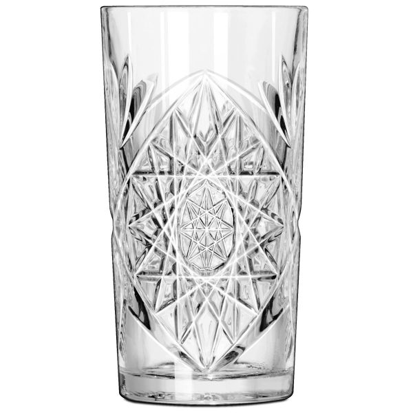 Premium 47cl Hobstar Highball Cup for Elegantly Refreshing Drinks - Ideal for Home or Restaurant Use