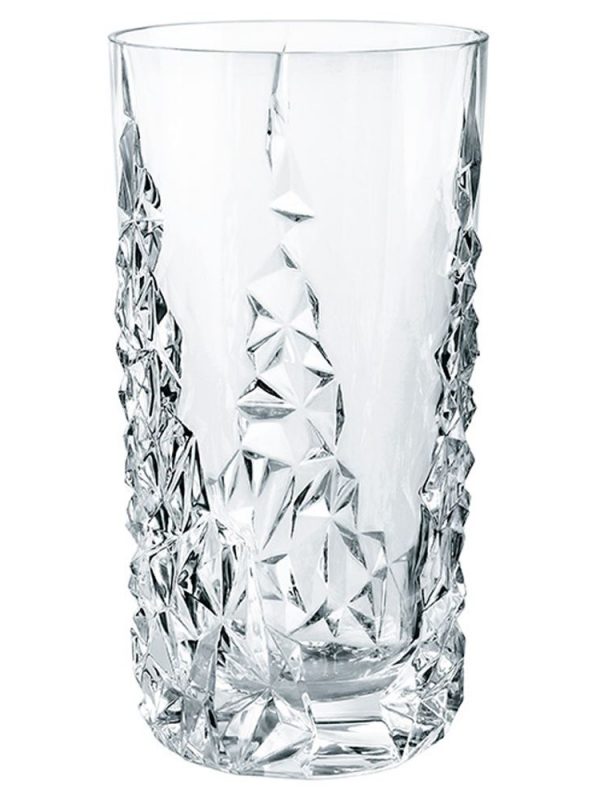 Premium 42cl Sculpted Nachtmann Longdrink Glass for Elegant Sipping Experience