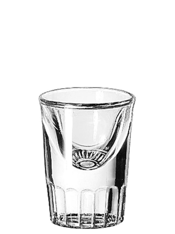 Premium 30ml COPO Shot Whiskey Fluted Glass - Elegant and durable mini glass for enjoying whiskey shots in style. Ideal for bars and home use.