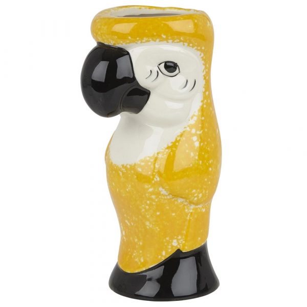 Colorful Parrot Ceramic Tiki Cup 75cl - Handcrafted Exotic Drinkware for Tropical Vibes - Shop Now for Refreshing Sips!