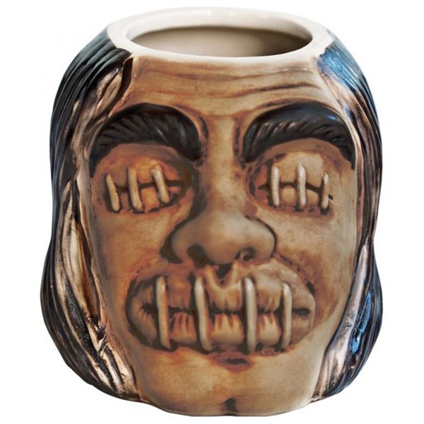 Handcrafted COPO TIKI SHRINK HEAD 50.5CL glassware for tropical vibes, perfect for serving exotic cocktails. Add a touch of island paradise to your drinkware collection.