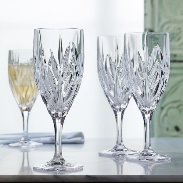 Set of 4 exquisite NACHTMANN IMPERIAL TULIPA beer cups, 34cl capacity, perfect for enjoying your favorite brew in style.