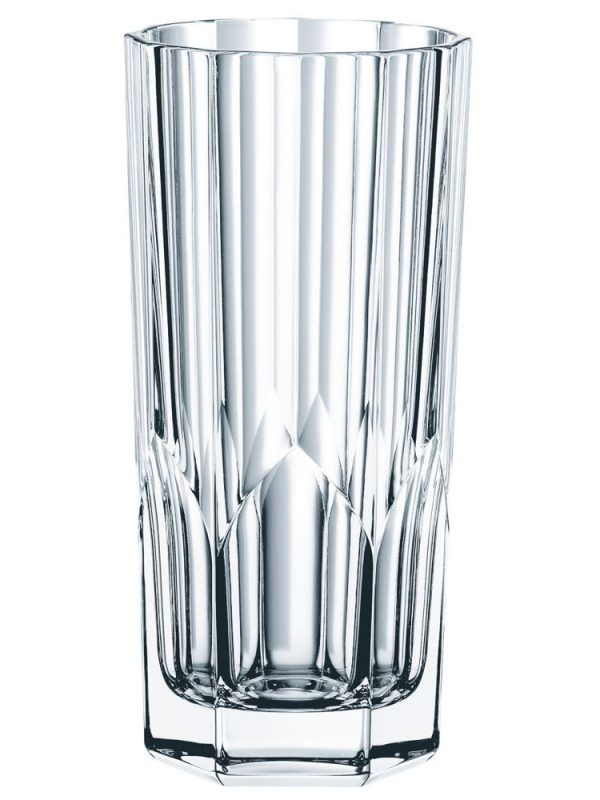 Set of 4 elegant COPOS NACHTMANN cocktail highball glasses Aspen design, 30.9cl capacity - perfect for stylish entertaining and enjoying drinks.