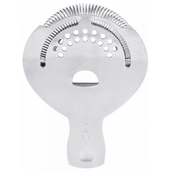 Stainless Steel Deluxe Bar Strainer - Premium quality cocktail accessory for expert mixing, no prong design, ideal for home and professional bartenders.