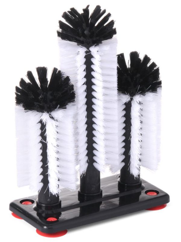 Enhance your kitchen with our Triple Brush designed for gentle cleaning of nylon and PP cups. Buy now for durable and efficient cleaning!