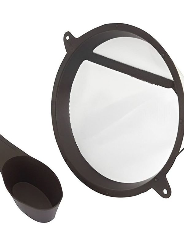Premium coffee maker filter with convenient spoon attachment for perfect brewing results