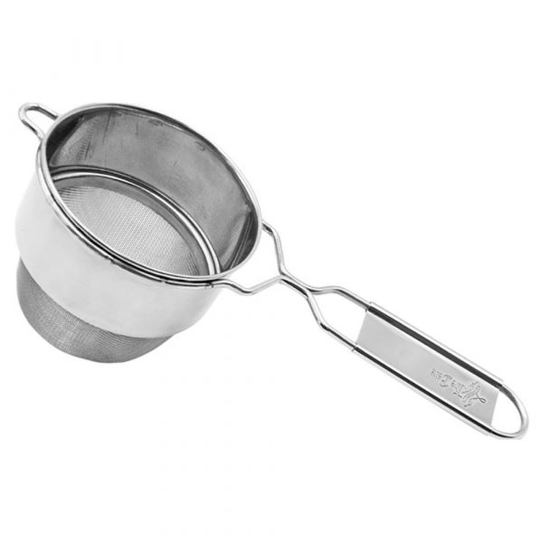 Premium Round Fine Mesh Strainer with Depth for Precise Filtering, Cooking, and Baking - Buy Now!