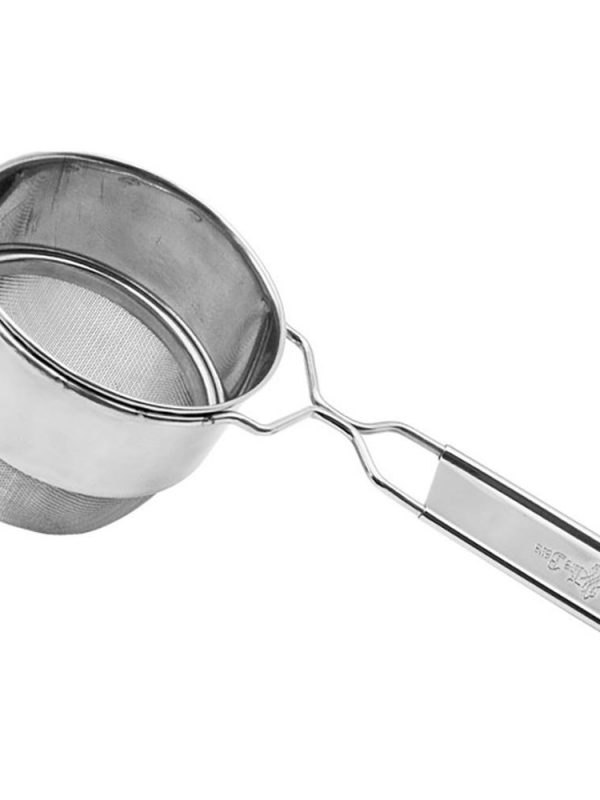 Premium Round Fine Mesh Strainer with Depth for Precise Filtering, Cooking, and Baking - Buy Now!