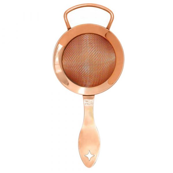 Premium 23cm Copper Fine Strainer with Double Mesh for Efficient Filtering - Ideal Kitchen Tool for Sieving and Draining