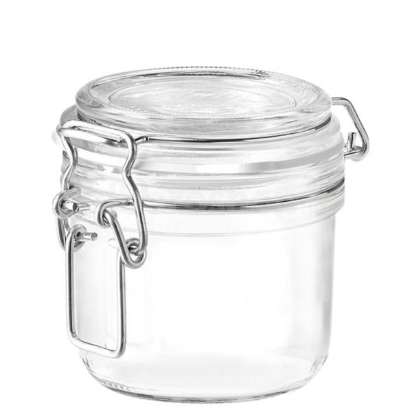 20cl Conserved Bottle with Clamp for Preserving - Elegant and Functional Glassware for Home Storage Solutions