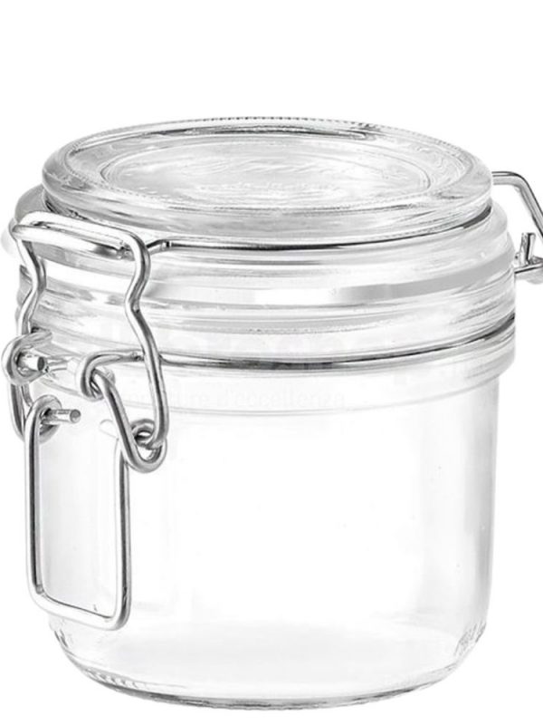 20cl Conserved Bottle with Clamp for Preserving - Elegant and Functional Glassware for Home Storage Solutions