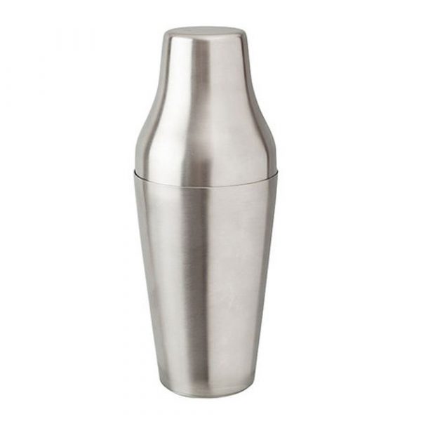 Premium Stainless Steel French Shaker Set, 60cl Capacity - Stylish and Durable Cocktail Mixing Tools for Home Bartending