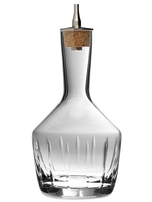 Premium 20cl Garrafa Bitter Vertical Cut Large Glass Bottle, Exquisite Quality