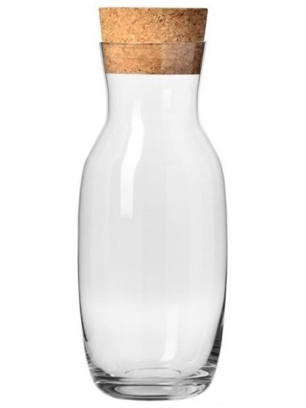 Premium 1LT Glass Bottle with Corker for Stylish Storage – Ideal for Kitchen, Home Décor, and Gifting Purposes