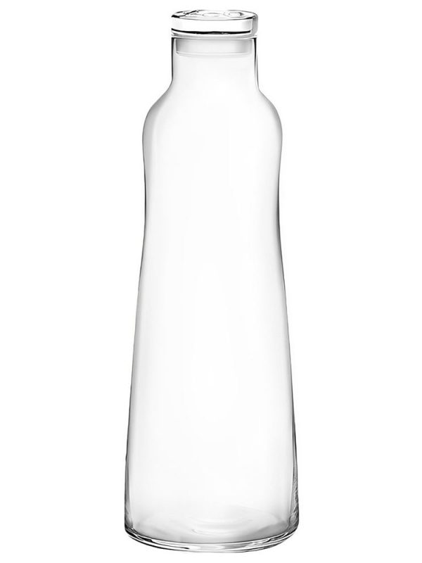 Sustainable 109cl Eco Glass Bottle with Lid for Hydration - Eco-Friendly Reusable Drinking Container for Home and Travel