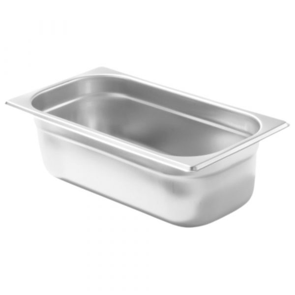 Stainless Steel 1/3 GN Container 150mm - Durable and versatile storage solution for professional kitchens