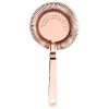 Premium copper hawthorn strainer for flawless cocktail creations - must-have barware accessory