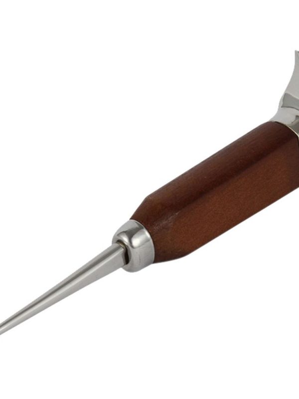 Stainless Steel ICE PICK 1 PRONG for precise ice carving - durable tool for cocktails and desserts