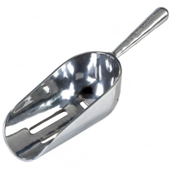 Premium Perforated Aluminum Ice Scoop 21x6.5cm - Efficient and Durable Kitchen Utensil for Ice Cubes - Buy Online Now!