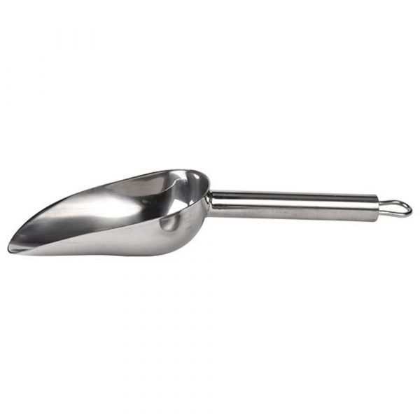 Stainless Steel Ice Scoop 24.5cm - Sleek and durable scoop for serving ice with style and ease. Perfect for cocktails and beverages.